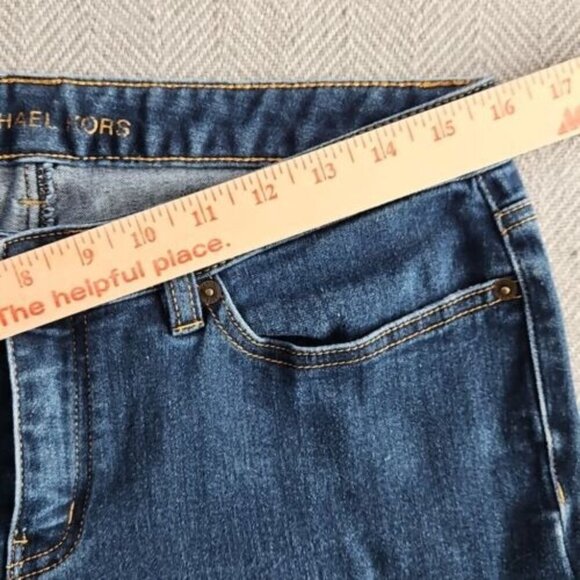Michael Kors Jeans Women's 8 (36x28) Skinny Mid Rise Stretch Dark Wash Denim - Picture 15 of 16